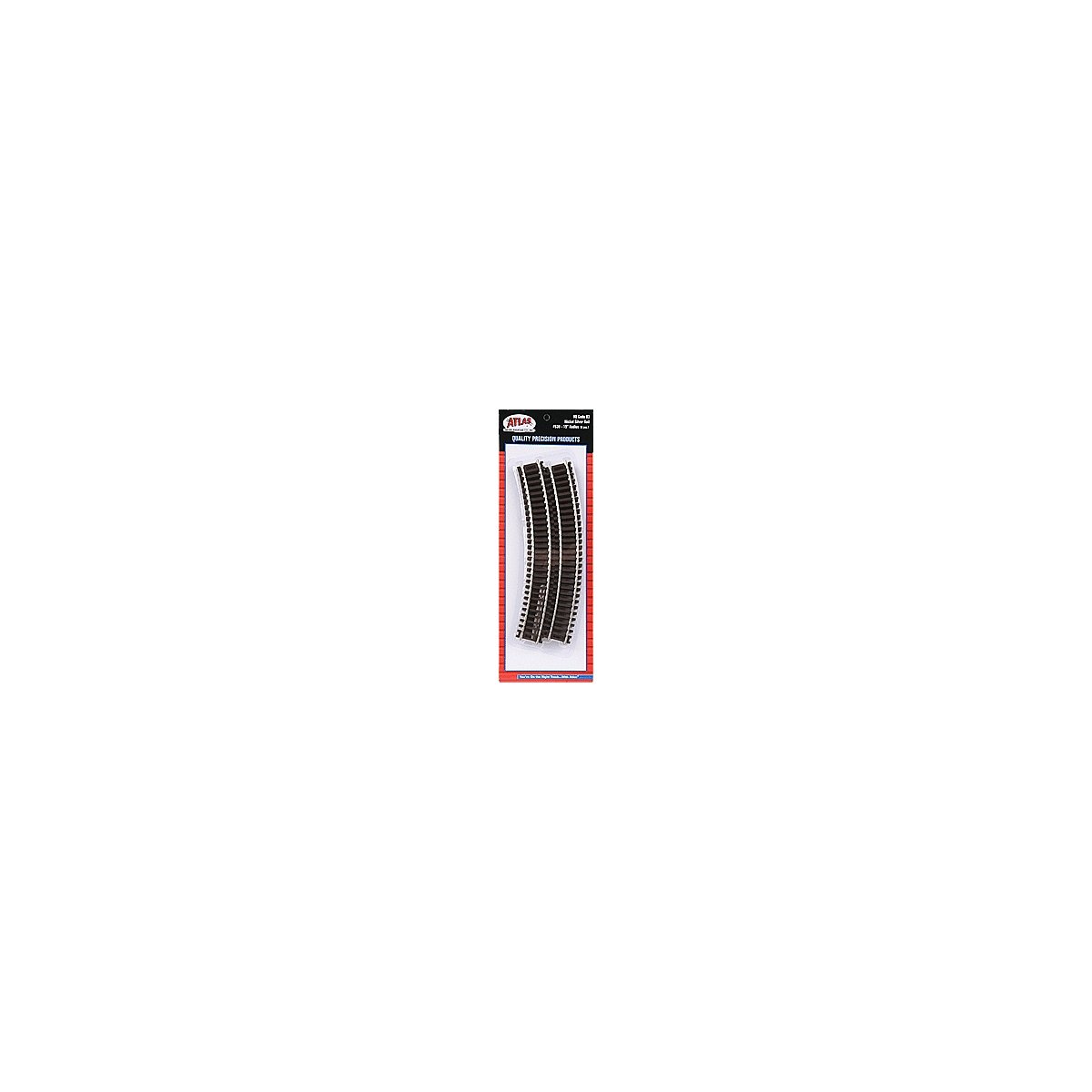 Code 83 Curved Snap Track -- 15′ Radius pkg(6), HO, Atlas Model Railroad Co. 530