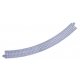 Curved Roadbed Track Section - Concrete Ties - Unitrack -- 45-Degree, 12-3/8′ 315mm Radius pkg(4), N, Kato USA Inc 20124