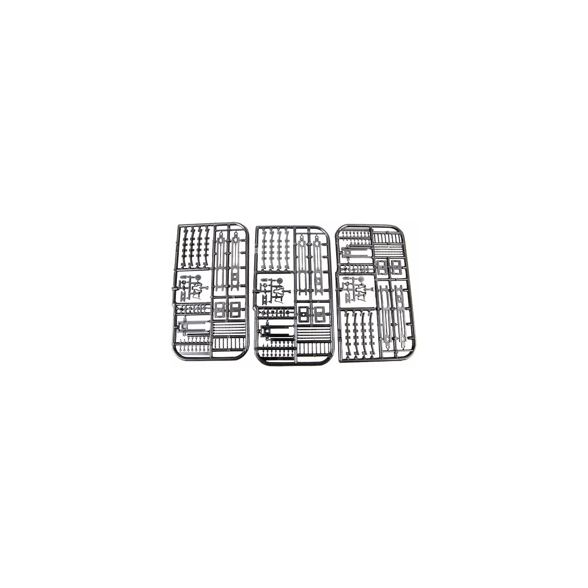 Super Detailing Accessories -- Turnout (Switch) Detail Parts - Kit pkg(3), HO, Central Valley 1603