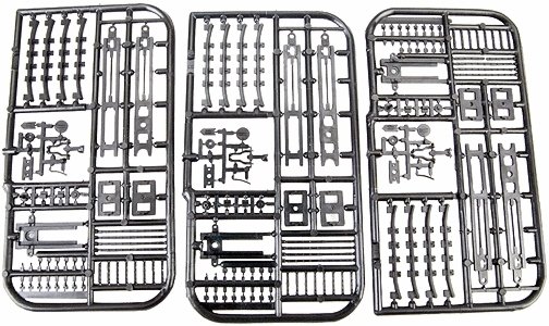 Super Detailing Accessories -- Turnout (Switch) Detail Parts - Kit pkg(3), HO, Central Valley 1603