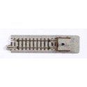 Straight Roadbed Bumper Track Section - Unitrack -- B Style - 2-7/16′ 62mm pkg(2), N, Kato USA Inc 20047