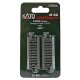 Straight Roadbed Track Section - Unitrack -- 2-7/16′ 62mm pkg(4), N, Kato USA Inc 20040