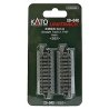 Straight Roadbed Track Section - Unitrack -- 2-7/16′ 62mm pkg(4), N, Kato USA Inc 20040