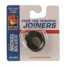 Terminal Joiners w/Black 22 Gauge Wire -- Code 100 Nickel Silver pkg(2), HO, Life-Like Products 3010