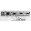 Straight Roadbed Track Section - Unitrack -- Feeder Track: 9-3/4′ 246mm, HO, Kato USA Inc 2151
