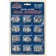 21st Century Track System(TM) Nickel Silver Rail w/Brown Ties - 3-Rail -- Rail Joiners - Nickel Silver pkg, O, Atlas O 6091