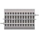 FasTrack(TM) Track w/Roadbed - 3-Rail -- 1/2 Straight Track - 5′ 12.7cm, O, Lionel 612024