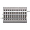FasTrack(TM) Track w/Roadbed - 3-Rail -- 1/2 Straight Track - 5′ 12.7cm, O, Lionel 612024