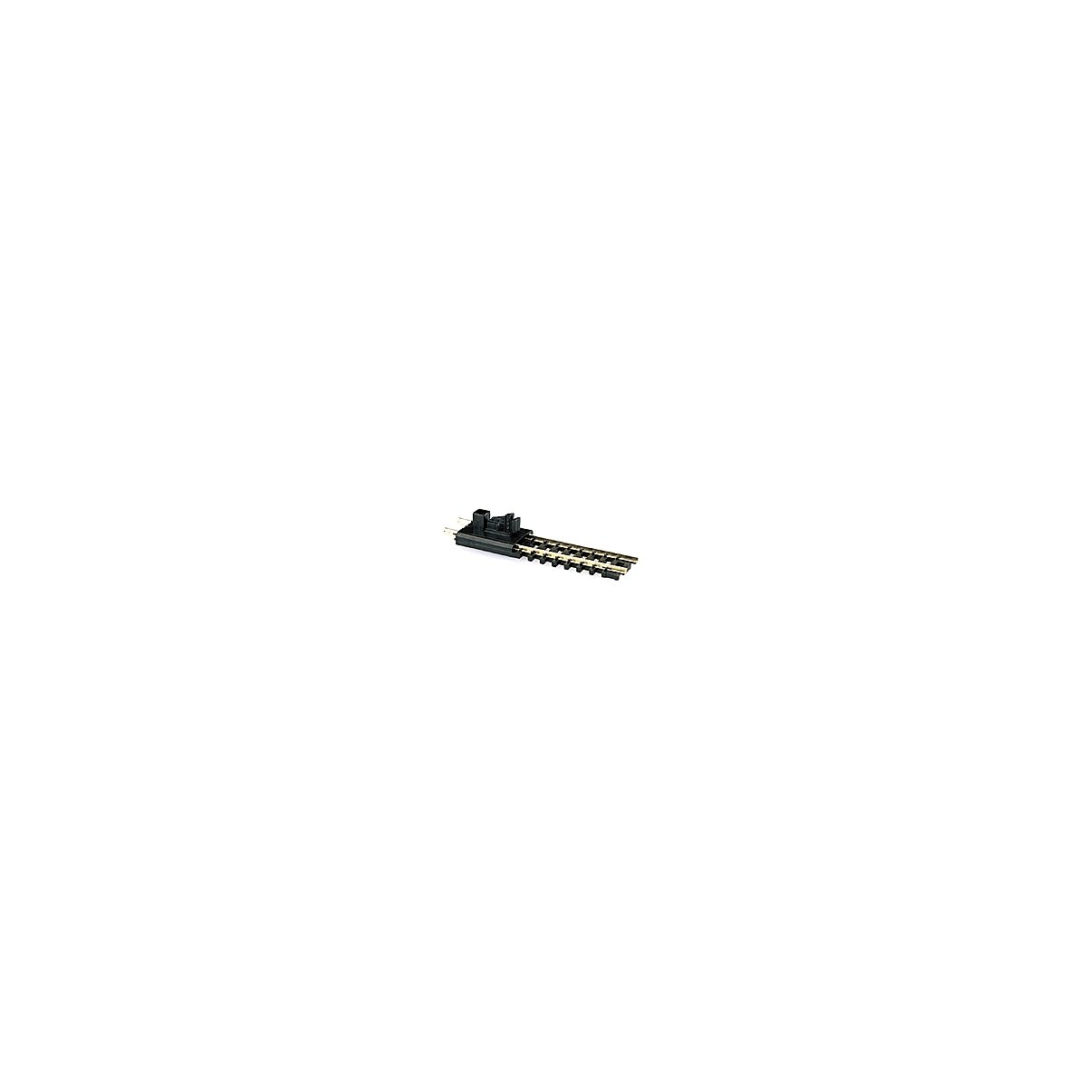 Bumper Track -- Black Ties, 2-3/8′ length, N, Atlas Model Railroad Co. 2536