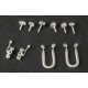 New Century Model 51A Ground Throw Turnout Detail w/Targets -- pkg(2), HO, Details West 958