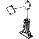 Switch Stands -- Style 2 pkg(2), HO, Details West 915