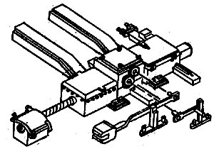 Switch Motor & Tie Mount, HO, Details West 903
