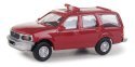Ford(R) Expedition Special Service Vehicle (SSV) -- Fire Command decals (red, nonworking li, HO, Walthers SceneMaster 12040