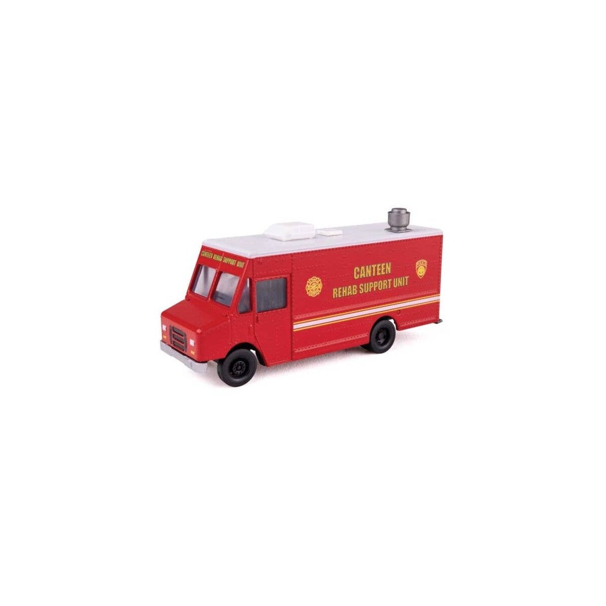 Morgan Olson(R) Route Star Van -- Fire Dept Canteen, HO, Walthers SceneMaster 12116
