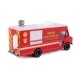Morgan Olson(R) Route Star Van -- Fire Dept Canteen, HO, Walthers SceneMaster 12116