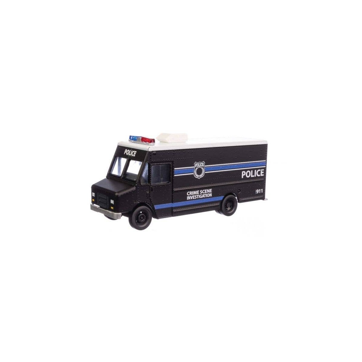Morgan Olson(R) Route Star Van -- Police - Crime Scene Investigation, HO, Walthers SceneMaster 12105