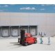 Heavy Forklift -- Kit, HO, Walthers SceneMaster 11012