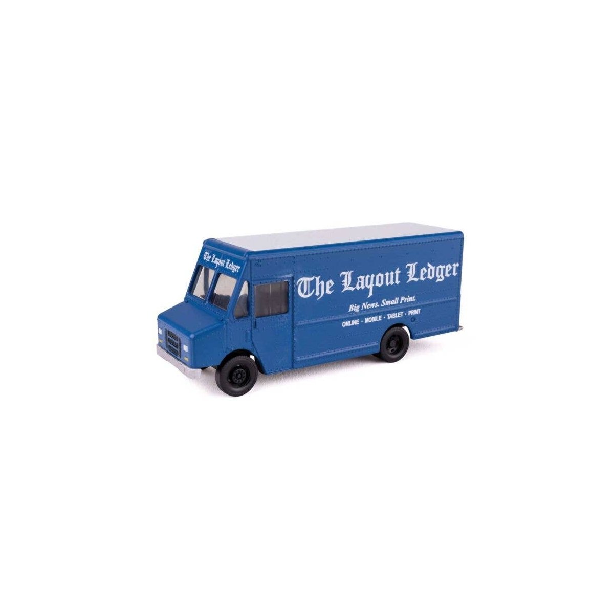 Morgan Olson(R) Route Star Van -- The Layout Ledger, HO, Walthers SceneMaster 12113