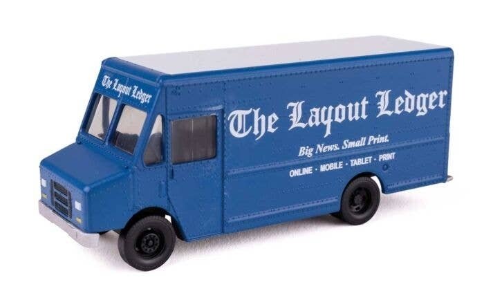 Morgan Olson(R) Route Star Van -- The Layout Ledger, HO, Walthers SceneMaster 12113