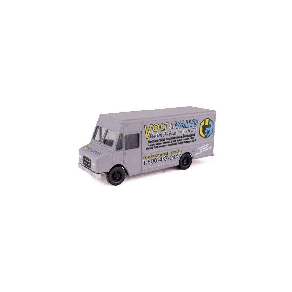 Morgan Olson(R) Route Star Van -- Volt & Valve, HO, Walthers SceneMaster 12118
