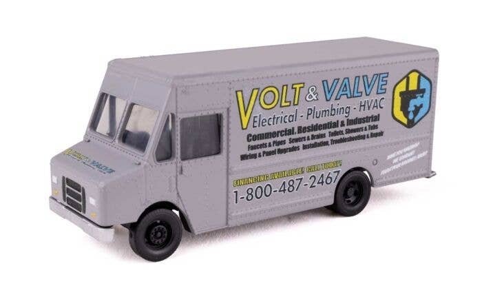 Morgan Olson(R) Route Star Van -- Volt & Valve, HO, Walthers SceneMaster 12118