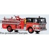 Ward LaFrance Fire Engine - Assembled -- Chicago Fire Department (red, black), HO, Iconic Replicas 870648