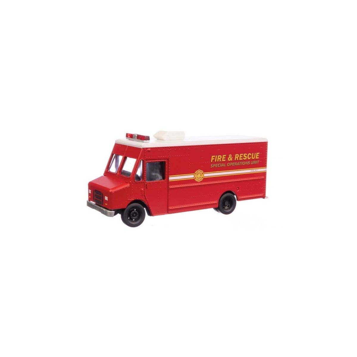 Morgan Olson(R) Route Star Van -- Fire & Rescue (Special Operations Unit), HO, Walthers SceneMaster 12107