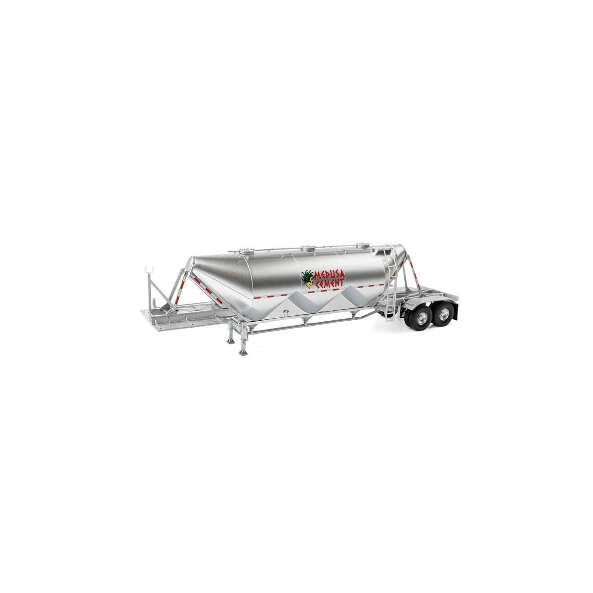 Dry Bulk Semi Trailer - Assembled - Transload Facility -- Medusa Cement, HO, Walthers SceneMaster 2621