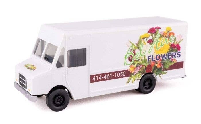 Morgan Olson(R) Route Star Van -- Bel Aire Flowers, HO, Walthers SceneMaster 12115