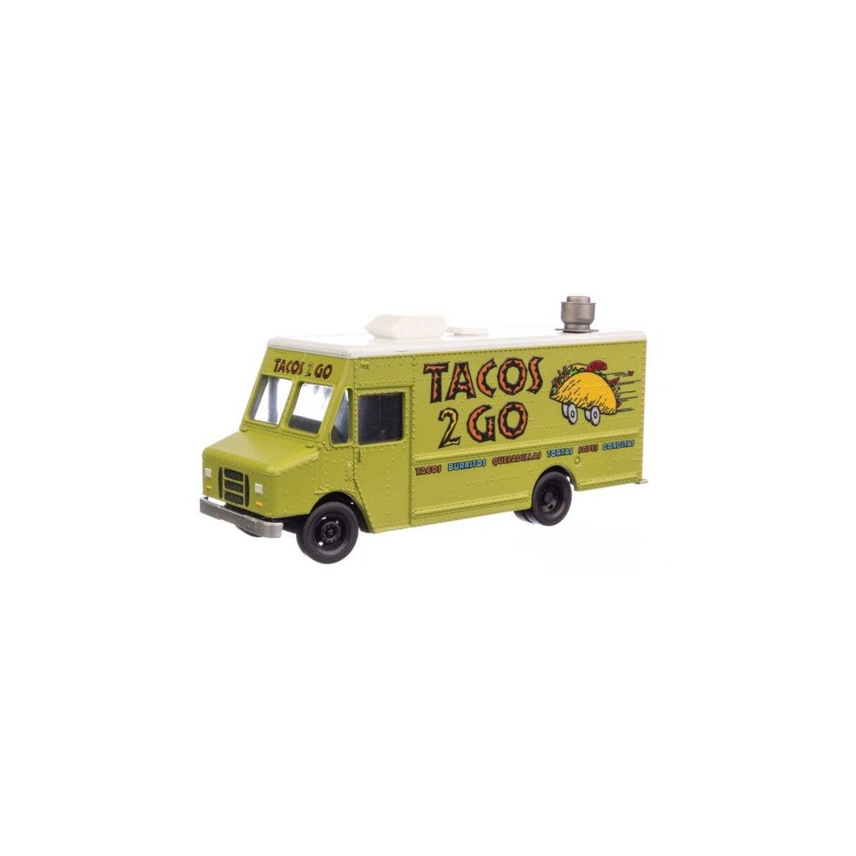 Morgan Olson(R) Route Star Van -- Tacos 2 Go Food Truck, HO, Walthers SceneMaster 12109