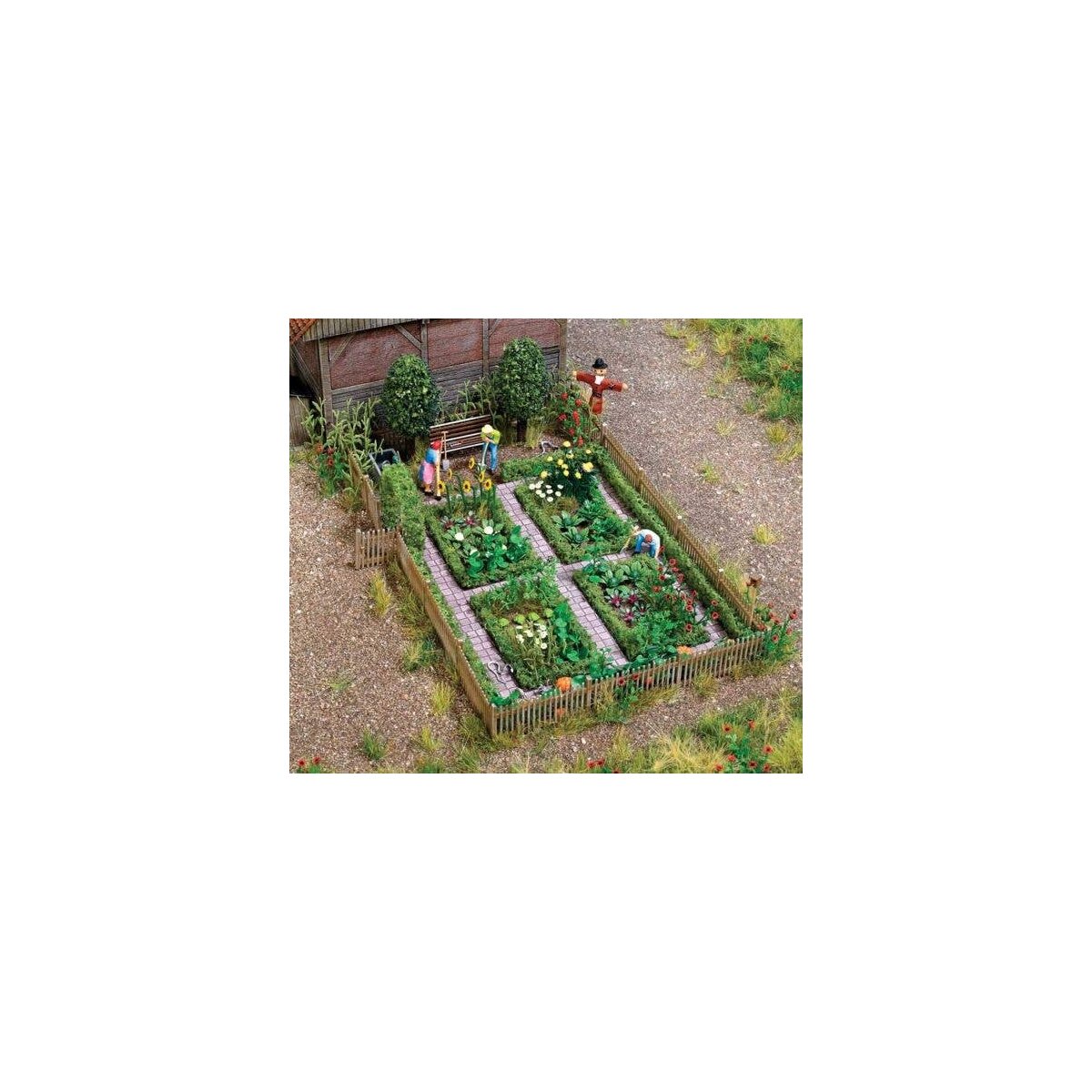 Vegetable Garden - Kit, HO, Walthers SceneMaster 1110