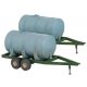 Liquid Fertilizer Trailers -- Kit pkg(4), HO, Walthers SceneMaster 4194