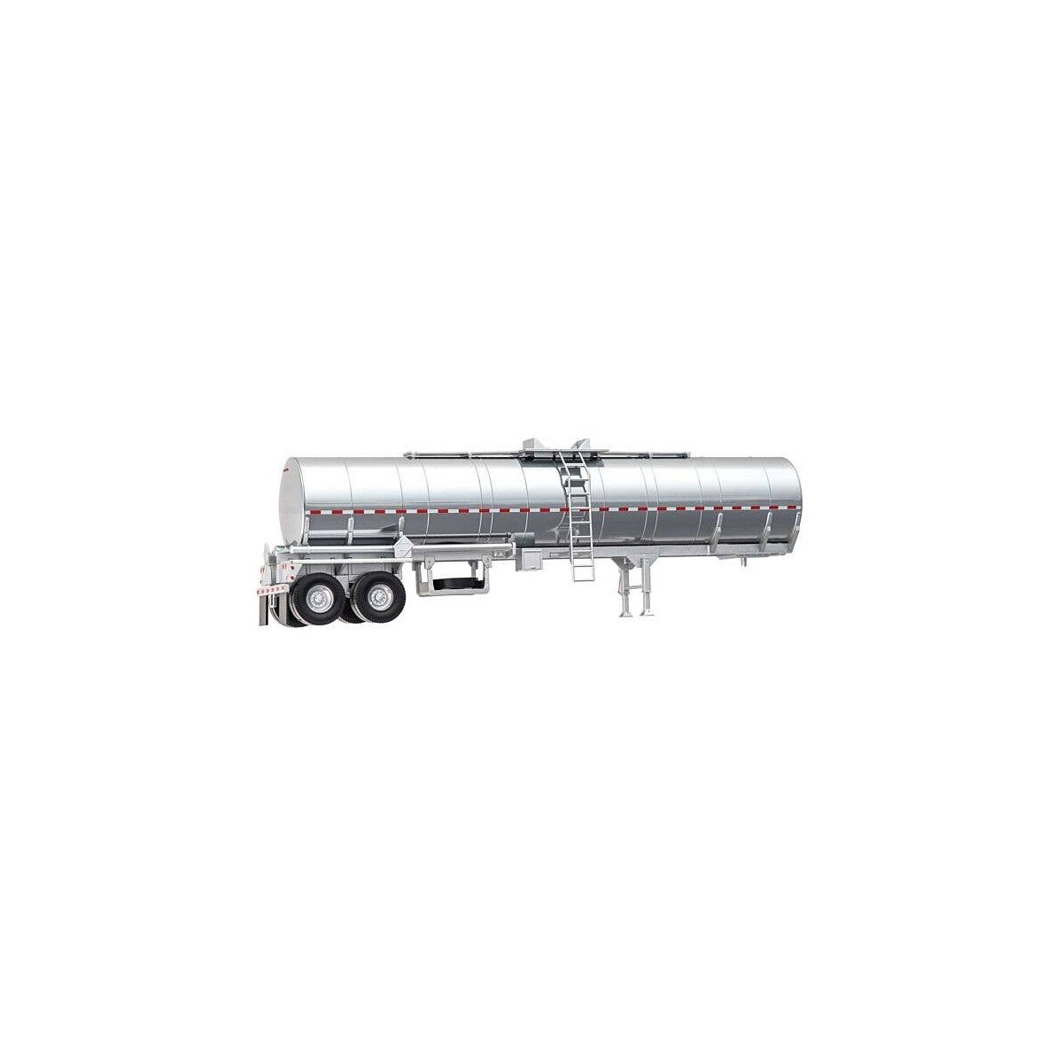 Chemical Tank Trailer - Assembled -- Painted, Unlettered, HO, Walthers SceneMaster 12352