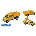 International(R) 4300 Crew Cab Dump Truck - Assembled -- Yellow, HO, Walthers SceneMaster 11632