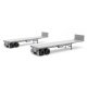 40′ Flatbed Trailer - Kit - 2-Pack -- Undecorated, HO, Walthers SceneMaster 2700