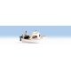 Fishing Boat w/Figures - Assembled, HO, Noch Gmbh & Co 16822