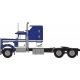 1970s Kenworth W900 Seminole Tractor w/60′ VIT Aerodyne Sleeper Cab- Assemb -- Blue, White, N, Trainworx Inc 49044