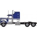 1970s Kenworth W900 Seminole Tractor w/60′ VIT Aerodyne Sleeper Cab- Assemb -- Blue, White, N, Trainworx Inc 49044