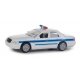 Ford(R) Crown Victoria Police Interceptor -- Police, Sheriff & Highway Patrol Decals (white, Blue Stripe, Nonworking Lights, HO,