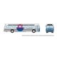 Mid-1960s - 1980s Suburban New Look Bus - Lighted - Assembled -- Metropolitan Provincial Mont, HO, Rapido Trains Inc 753121