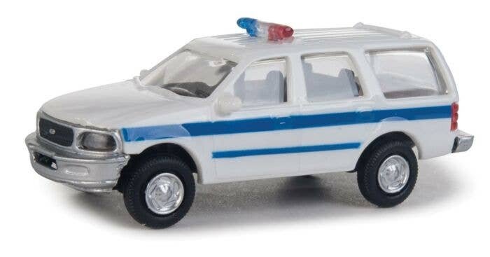 Ford(R) Expedition Special Service Vehicle (SSV) -- Police, Sheriff & Highway Patrol Decals (white, Blue Stripe Nonworking Ligh,