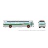 Mid-1960s - 1980s Suburban New Look Bus - Lighted - Assembled -- Golden Gate Transit 866 (whi, HO, Rapido Trains Inc 753112