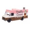 Morgan Olson(R) Route Star Van -- Traffic Cones Ice Cream Food Truck, HO, Walthers SceneMaster 12108
