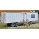 Construction Site Storage Trailer -- Kit, HO, Walthers SceneMaster 2901