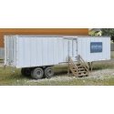 Construction Site Storage Trailer -- Kit, HO, Walthers SceneMaster 2901