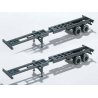 Extendible Container Chassis - Kit, HO, Walthers SceneMaster 4105