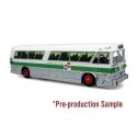 1964 MCI MC-5A Coach Bus - Assembled -- Golden Gate Transit (white, green, silver), HO, Iconic Replicas 870626