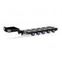 Goldhofer Drop Deck 5-Axle Trailer - Assembled -- Various Standard Colors, HO, Herpa Models 76388