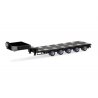 Goldhofer Drop Deck 5-Axle Trailer - Assembled -- Various Standard Colors, HO, Herpa Models 76388