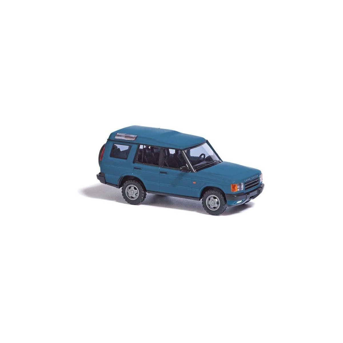 1998-2004 Land Rover Discovery - Assembled -- Blue, HO, Busch Gmbh & Co Kg 51904